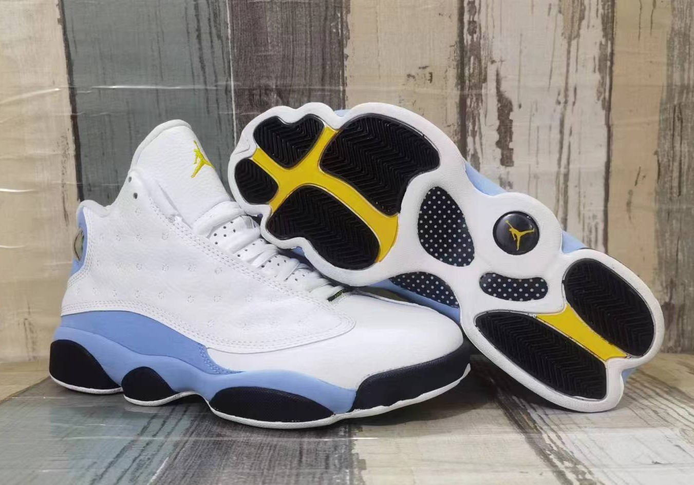 Fábrica de zapatos Putian transfronterizos de alta calidad AJ13 todas las estrellas de platino oro espejo negro pantera Joe13 zapatos de baloncesto para hombres y mujeres