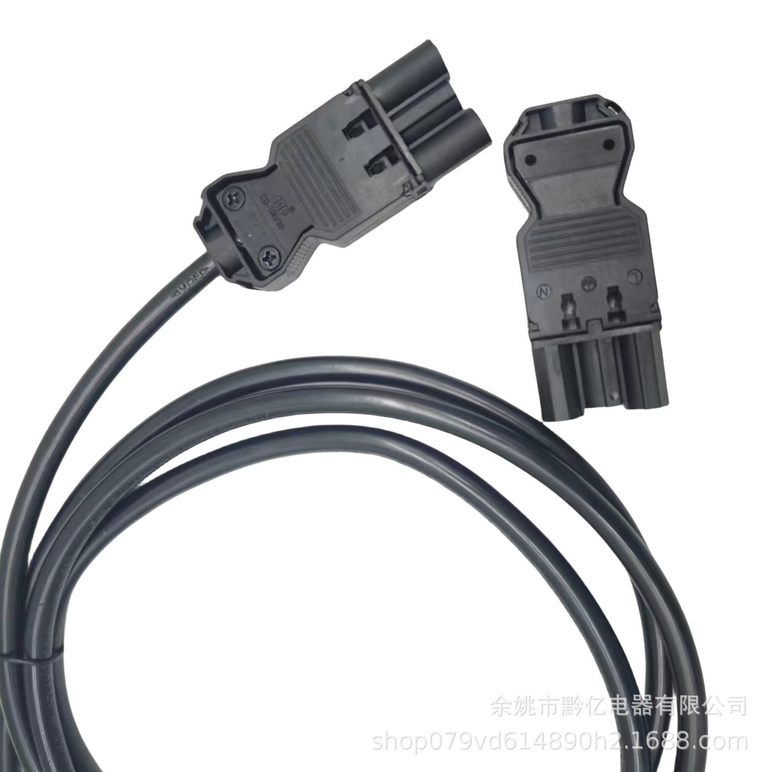 GST18电源线 威琅3P公母连接器欧规H05VV-F3*1.0/1.5电线连接器