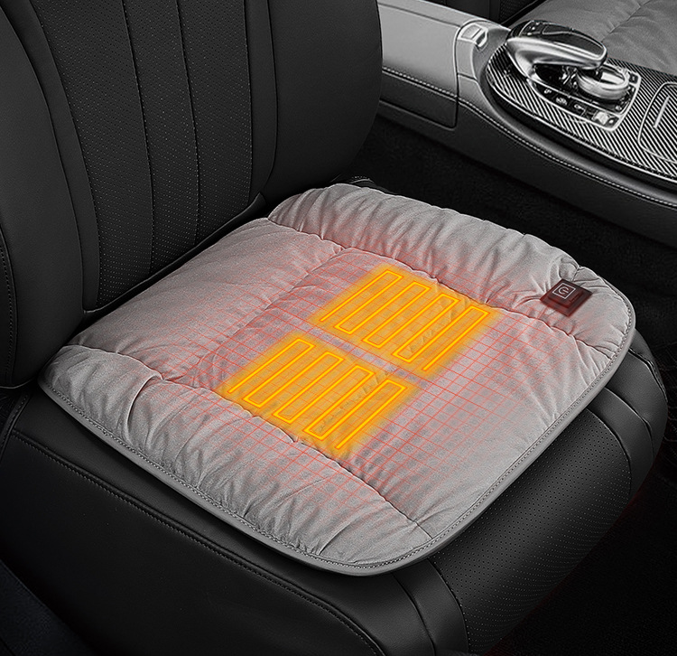 New Technology Graphene Automatic Start and Stop Heating Pad Usb12V Electric Heating and Warm Universal Car Seat Cushion Cover