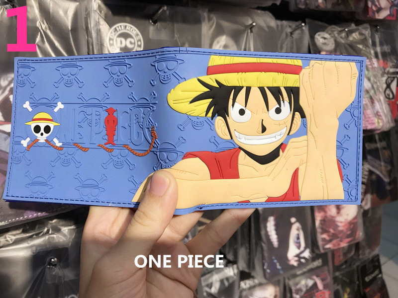 Monedero periférico One Piece One Piece Nikalufei Sauron Sanji estudiante dibujos animados hombres y mujeres tarjetero corto cartera