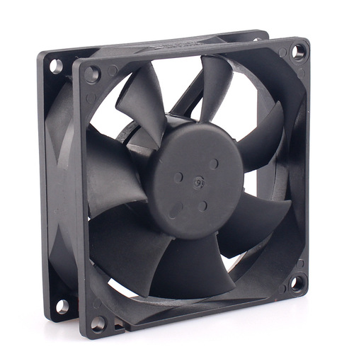 Factory direct supply 8025 cooling fan DC5V12V24V chassis power supply silent 8CM heater industrial fan