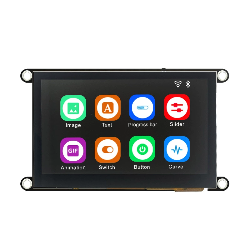 Плата разработки ESP32-S3 с 4.3" емкостным HMI сенсорным дисплеем, модуль Wi‑Fi и Bluetooth, емкостный экран