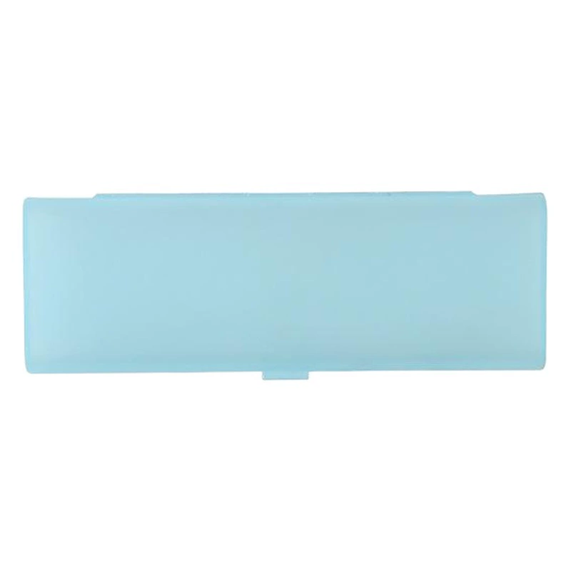 Новый креативный канцелярский пластиковый пенал полупрозрачный матовый канцелярский Футляр Студенческий пенал для хранения ручек пенал