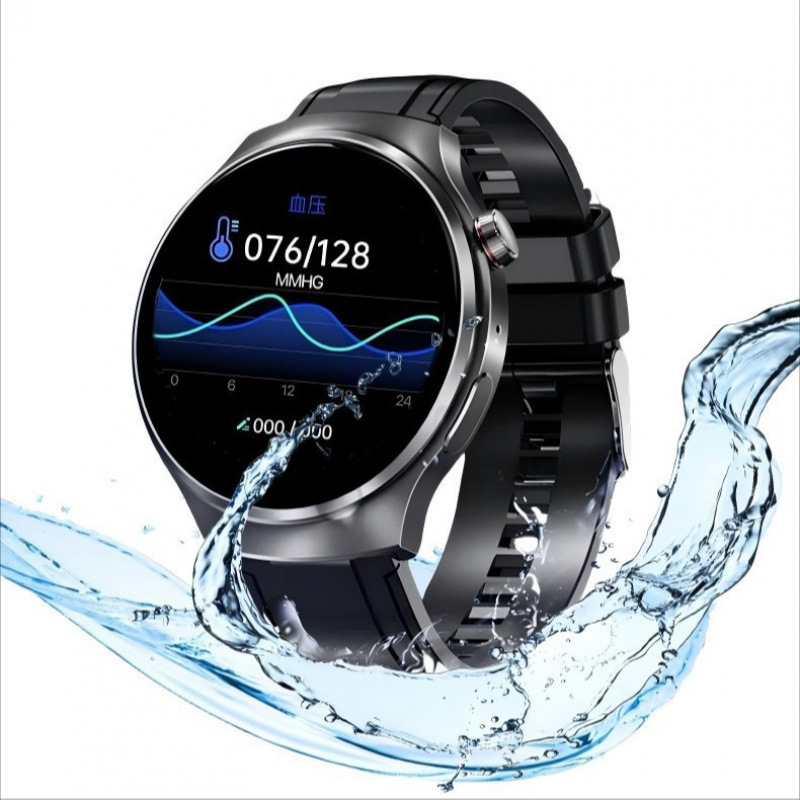 Gt5Pro Huaqiangbei Men's and Women's Bluetooth Heart Rate Blood Sugar Blood Pressure Sports Waterproof Smart Watch 2025 Hot Model
