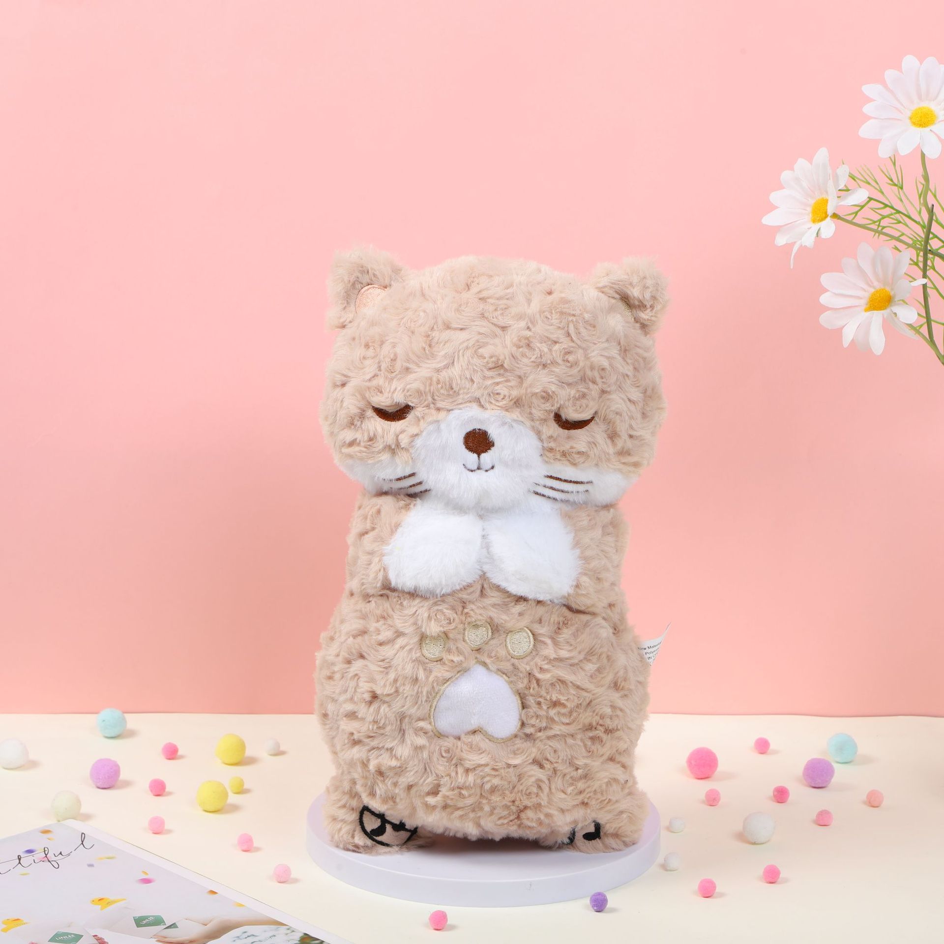 Animales de Peluche con Luz y Música - Nutria, Koala y Oso con Efecto de Respiración