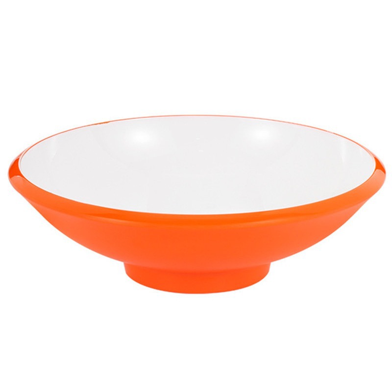 Two-color melamine noodle bowl imitation porcelain plastic…