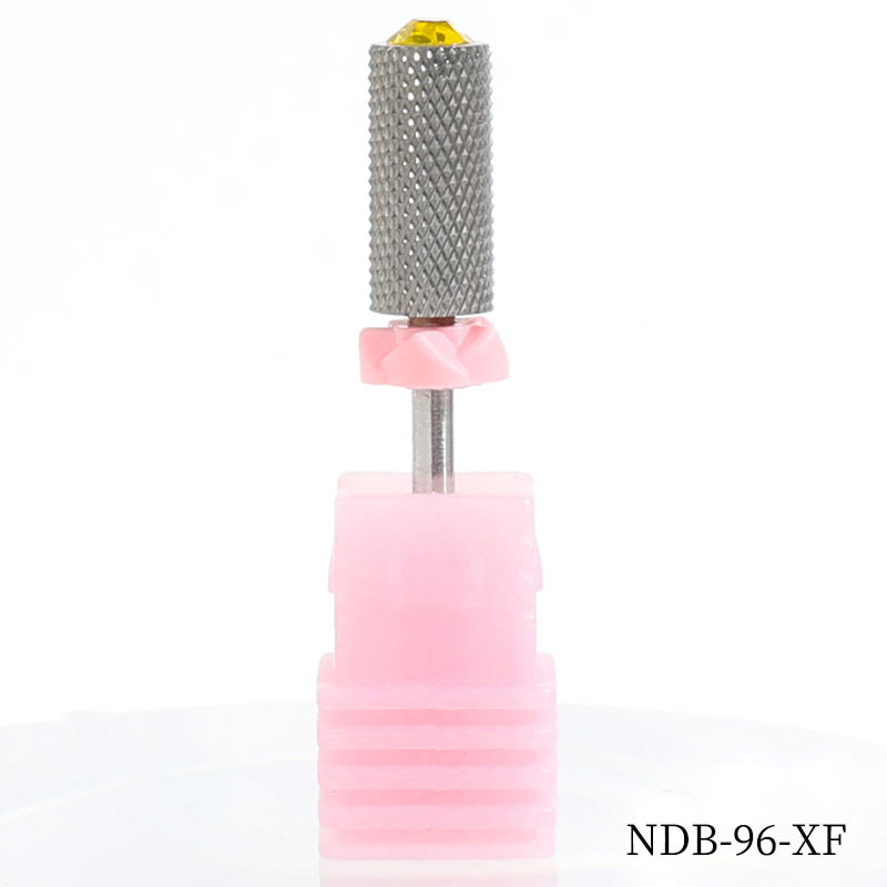 Polizador de uñas general caja de cabeza de molienda para cargar y descargar uñas para eliminar la piel muerta, pulido y limpieza de polvo, pequeño conjunto de bolsillo de acero de tungsteno de color fantasma