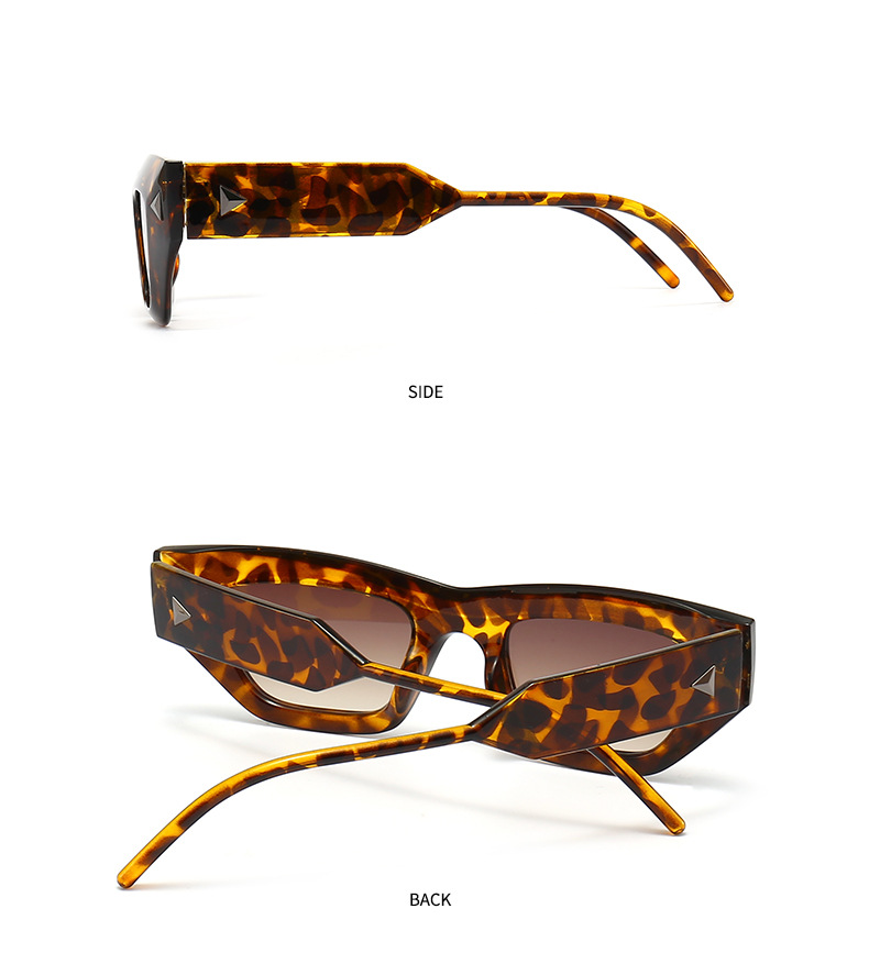 90g Weight Full Frame Glasses Structure Sunglasses Classification UV400 Protection, Resin Lens Material Square Glasses Style Daily Occasion Color Block Pattern Unisex Gender Patchwork Design Fashion Style Fashion Color Block UV400 Protection Resin Square Patchwork Full Frame Women's Sunglasses 17