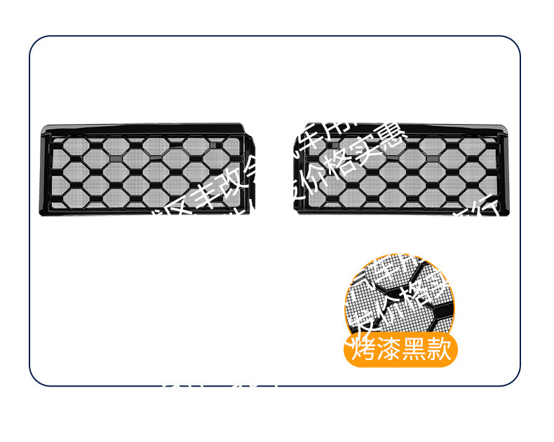 Suitable for Xpeng Gx Integrated Welding Car Front Grille Anti-Insect Net, Special Modified Decorative Strip Accessories