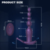 New product app wears backyard and pull pearl anal plug remote control couples sharing G -point eggs stimulating vibration sticks