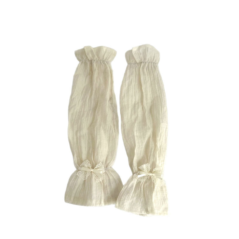 Funda de manga de hielo con lazo, suelta, transpirable, todo-fósforo, manga de conducción, manga de trompeta ligera, manga de hielo, manga de protección solar, mujer