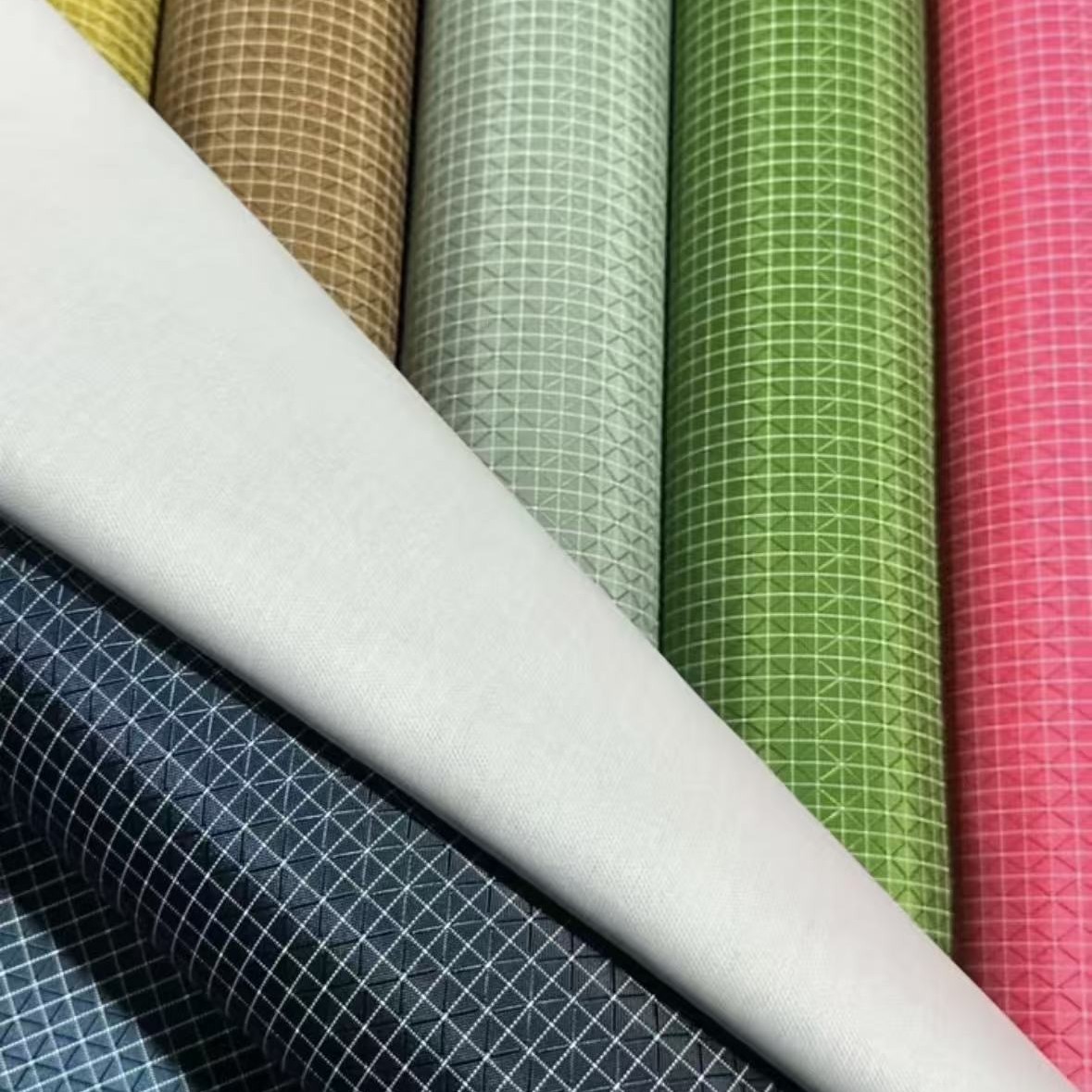 牛津布面料 箱包手袋书包束口袋涤纶面料厂家直销  420DPVC涤纶提