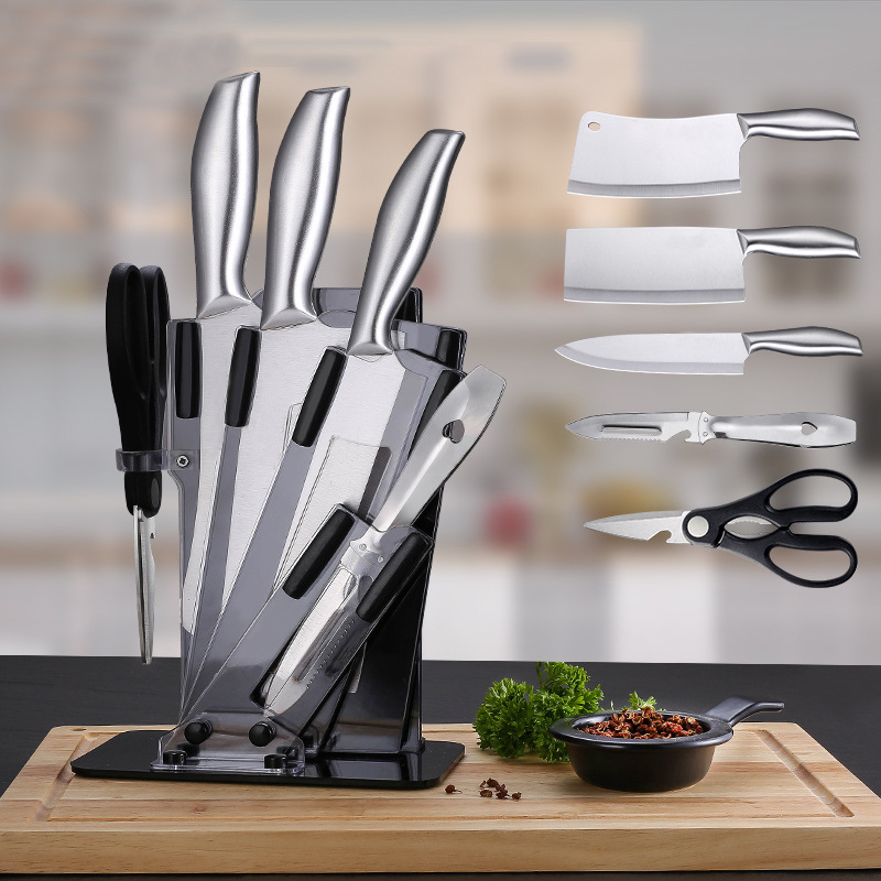 Stainless Steel Knife Set Yangjiang Manufacturer Spot Wholesale Kitchen Household Six-Piece Gift Set Kitchen Knife