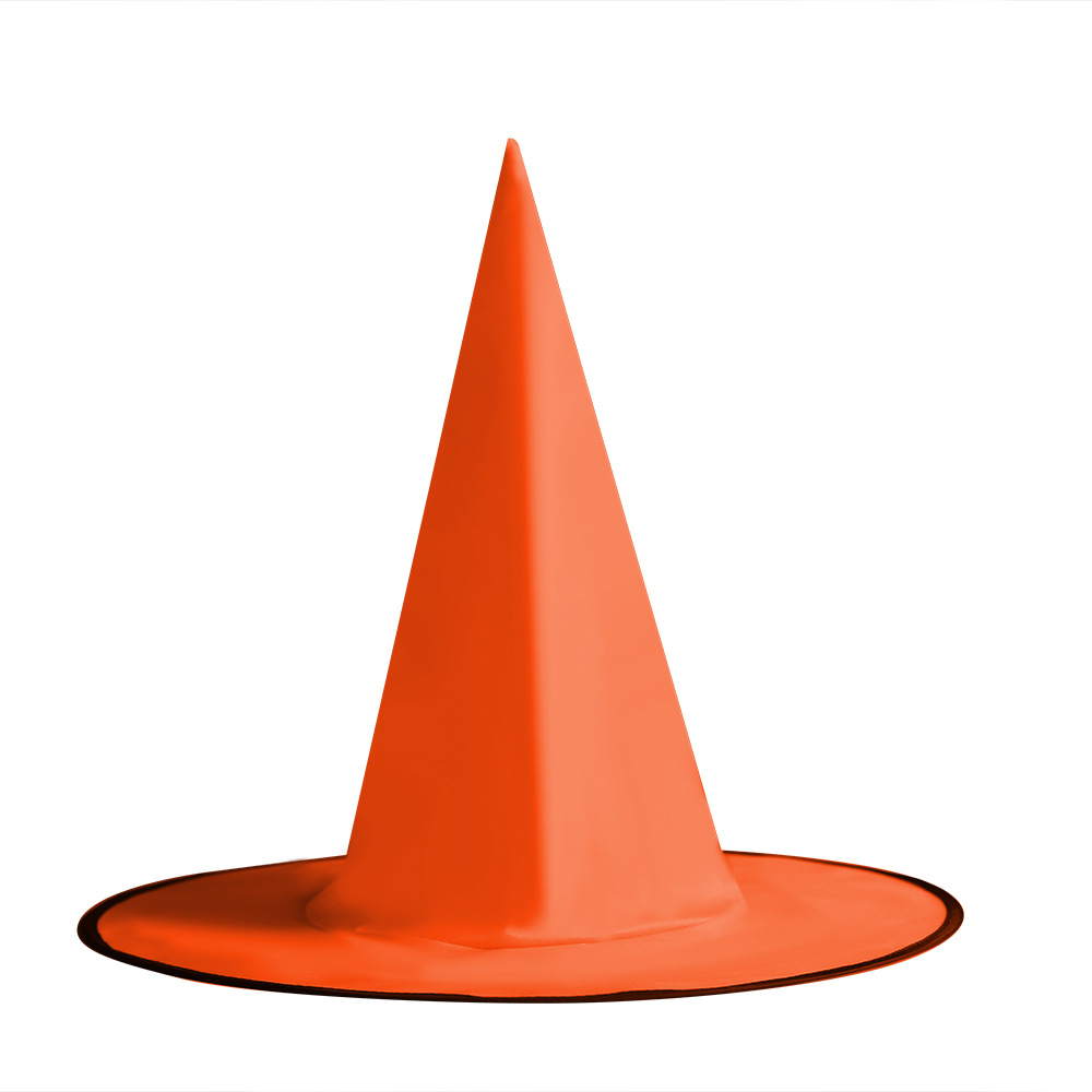 Sombrero de mago naranja talla L 38*36cm