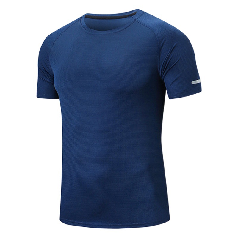 Summer Sports Quick-drying Short-sleeved Men's Ice Silk Comfortable Quick-drying Clothes Men's Fitness Running Sports Short-sleeved Men's T-shirt