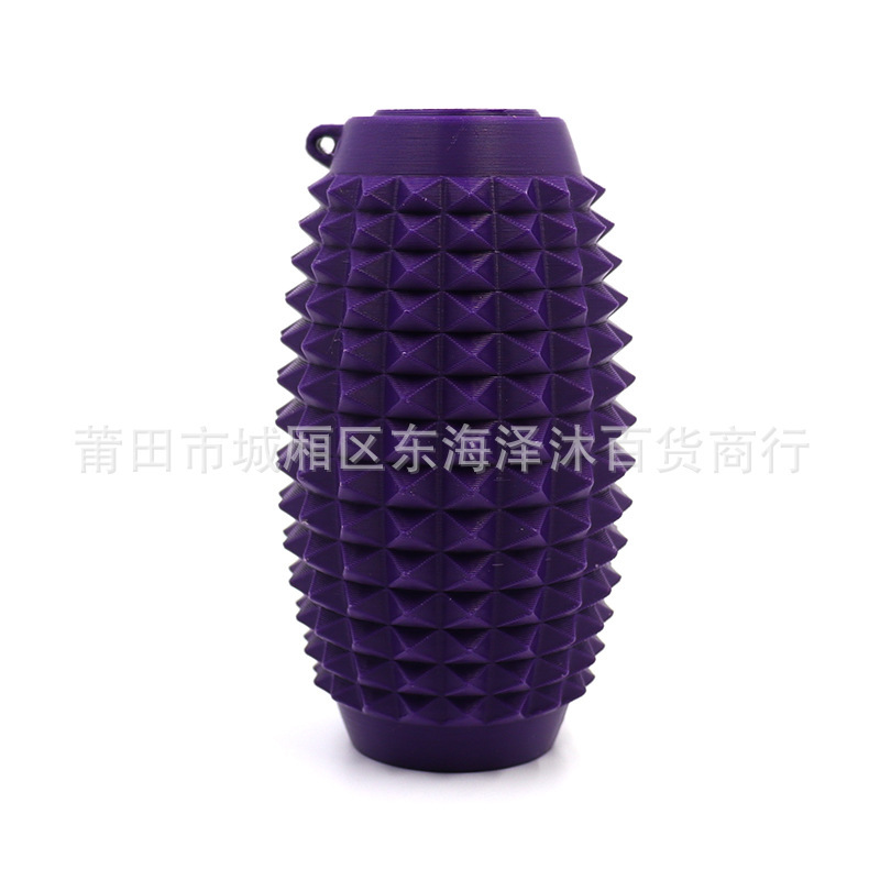 クロスボーダー 3D プリント Spiky Grippie Stim キーホルダーポータブル指先減圧マッサージキーホルダー|undefined