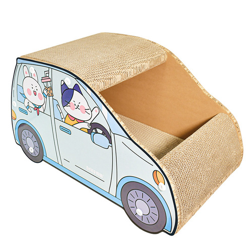 Deku Cat Nest SUV Car Shape Corrugated Cat Scratching Board Cat Claw Grinding Toy Cat Pet Supplies Assembly Free Cat Grass
