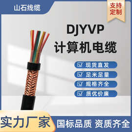 厂家国标DJYVP总屏蔽计算机电缆 仪表信号线 阻燃计算机屏蔽电缆