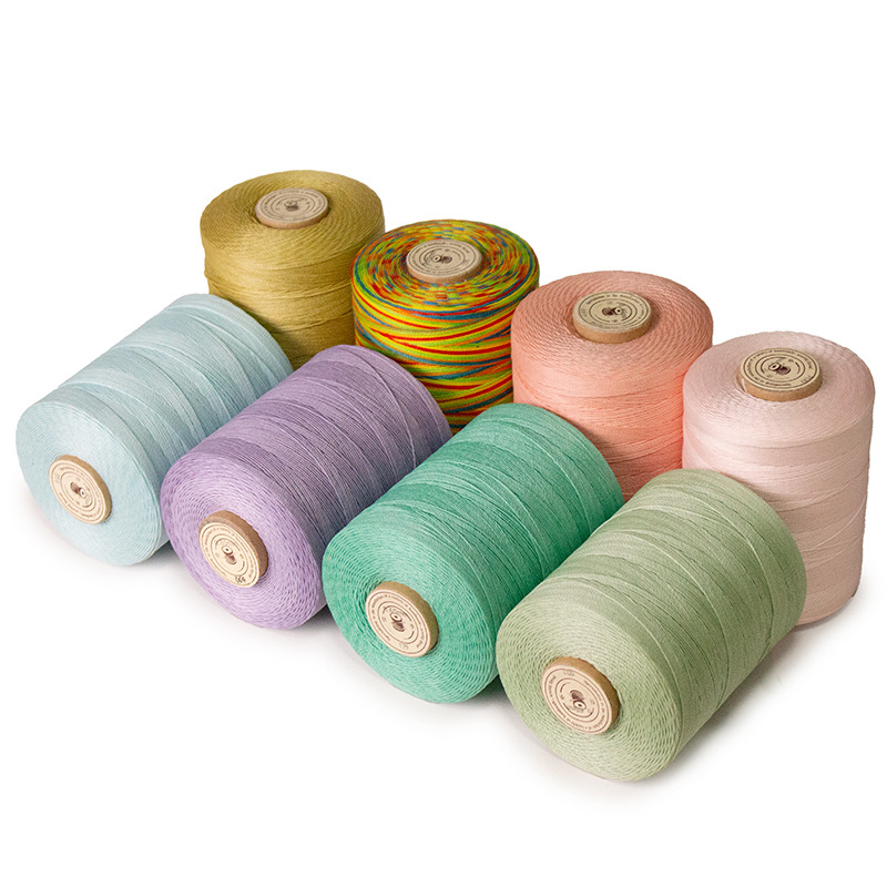 대량 재고 원형 왁스 실 도매 0.35mm 2500m 왁스 실 손바느질 DIY 가죽 뜨개질 실 바느질