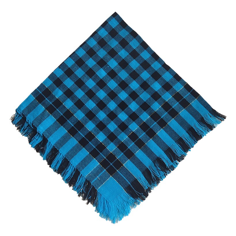 Knitted Baotou Old Man Square Scarf Women's Autumn and Winter Thickened Warm Old Man Scarf Headscarf Women's Old-Fashioned Square Head Scarf