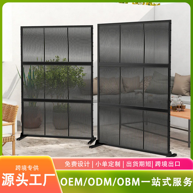 Rattan Outdoor Privacy Screen Outdoor Partition Garden Courtyard Fence Screen Partition Removable Rattan Screen