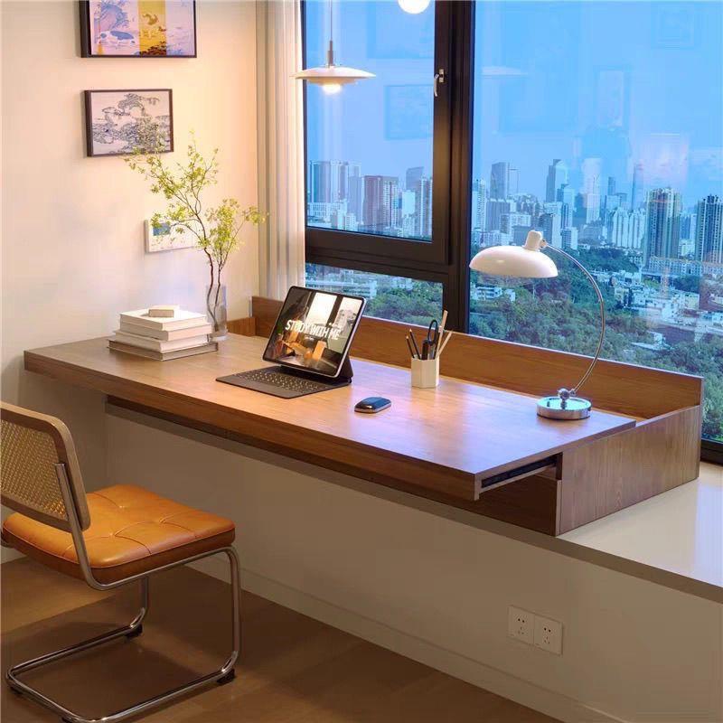 Full Solid Wood Desk with Sliding and Retractable Desktop for Bay Windows, Bedroom Windowsills, Study, and Computer Use, with Drawer Storage Cabinet Full Solid Wood Desk with Sliding and Retractable Desktop for Bay Windows, Bedroom Windowsills, Study, and Computer Use, with Drawer Storage Cabinet