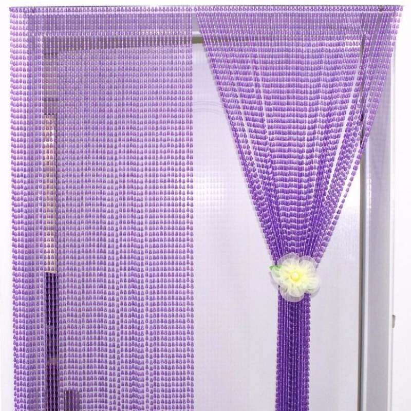 Beaded Curtain Door Curtain Gourd Curtain Acrylic Bead Curtain Mosquito and Fly Repellent Partition for Entryway Bedroom Bathroom Decorative Curtain