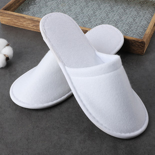 Factory wholesale five-star hotel special disposable slippers good quality thick non-slip season logo