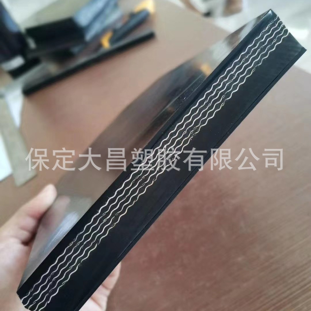 源头厂家强力尼龙聚酯输送带耐磨棉布输送带花纹耐寒橡胶输送带