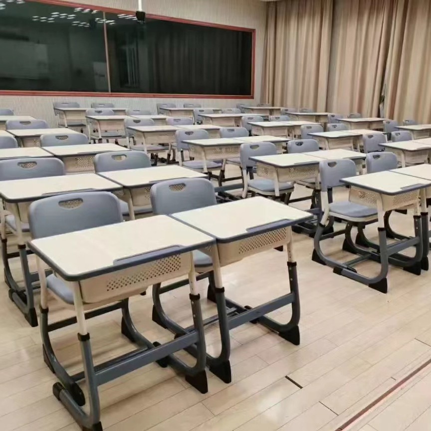 Selección estricta de mesas y sillas elevables para estudiantes de primaria y secundaria clase de entrenamiento clase de tutoría clase de escuela tipo C para niños aprendiendo image 3