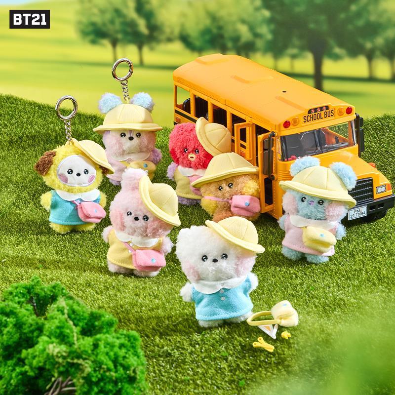 BT21 minini spring outing series doll key chain pendant LINE FRIENDS same