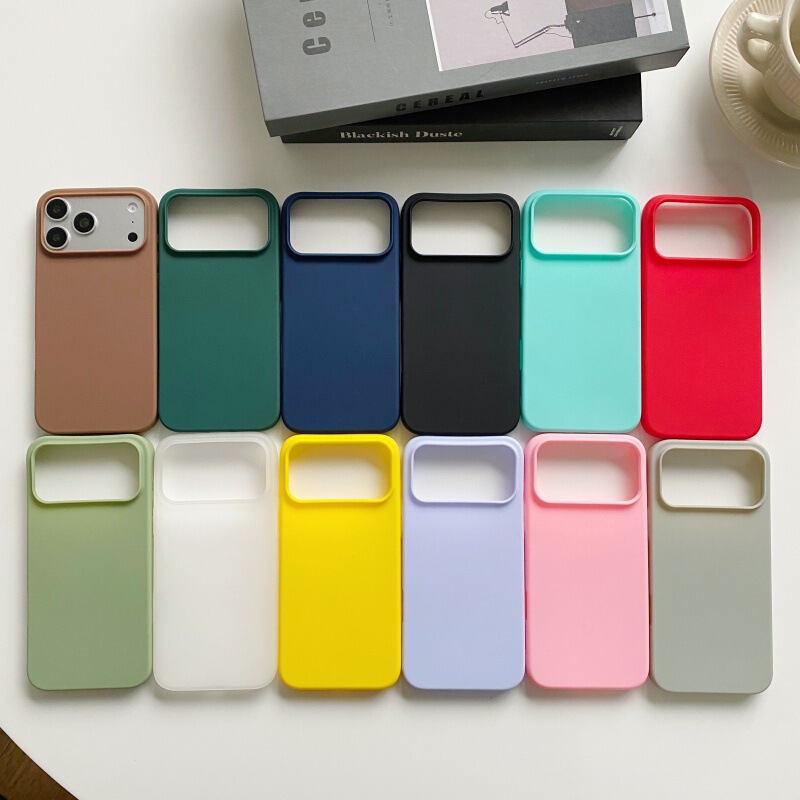 Suitable for iPhone 17 Matte Tpu Soft Shell Anti-Fall Phone Case for Apple 17 Pro Max Solid Color Silicone Protective Cover Suitable for iPhone 17 Matte Tpu Soft Shell Anti-Fall Phone Case for Apple 17 Pro Max Solid Color Silicone Protective Cover