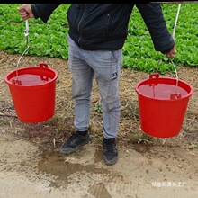 农用浇菜水桶牛筋胶桶粪桶尿桶挑水桶种菜桶诱蜂桶花盆耐摔垃圾桶