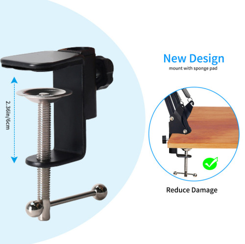 Cross-border hot selling 4k industrial video electron microscope clip-on swing arm universal 130 times mobile phone repair and welding