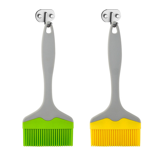 Manufacturer large silicone oil brush integrated oil brush stall household barbecue brush sauce brush 9CM widened baking brush