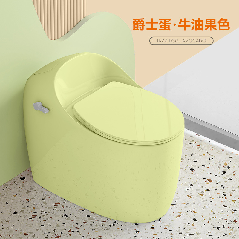 Nuevo hogar interior personalizado anti-bloqueo de una sola pieza fila de piso ultra-alto sifón moderno simple inodoro redondo al por mayor