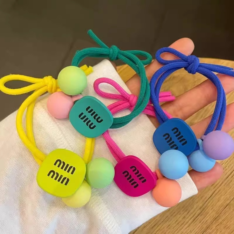 Coreana para niños correa de cabello anillo de cabello niñas de cabello de cola de caballo de color duradero estudiantes de alta elasticidad no es fácil cortar la cuerda