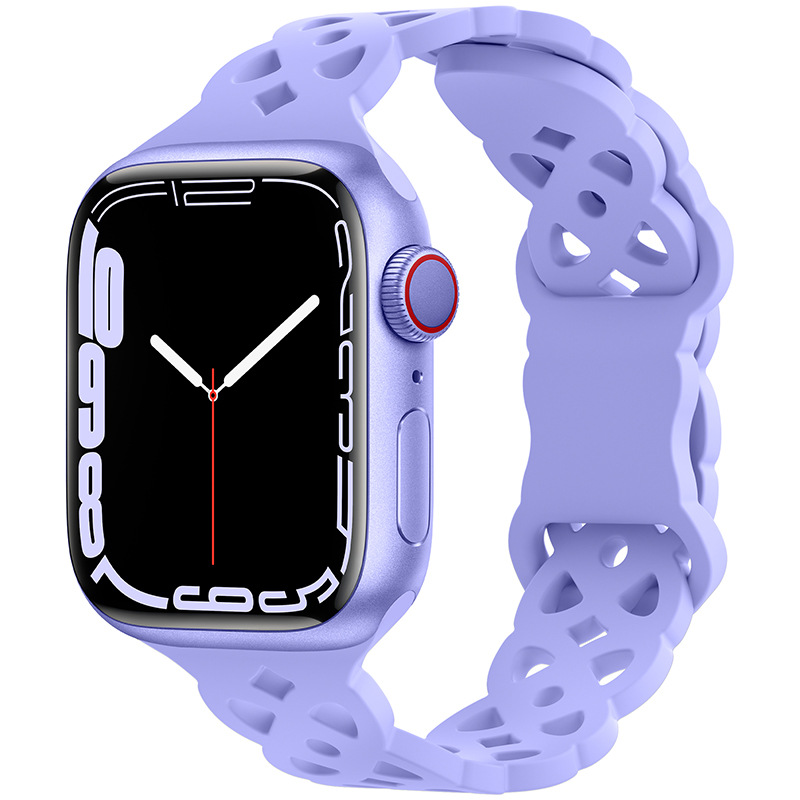 Silica Gel Strap Material Casual Cat Eye Solid Color Silica Gel Watch Strap