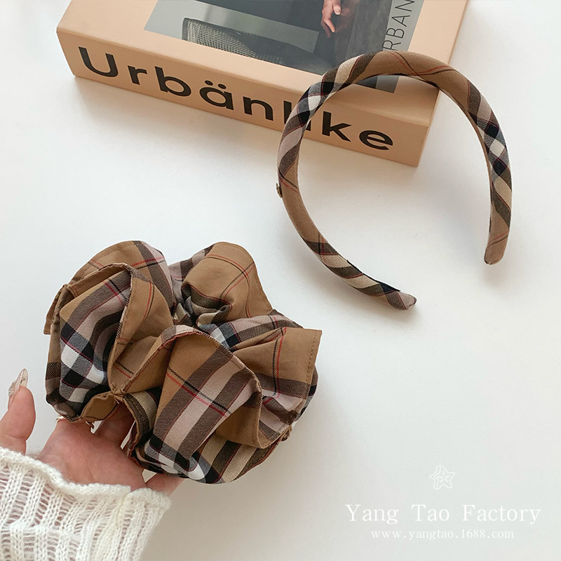 Clásico antiguo estilo retrógrado francés bandeja de cabello de mujer lavado facial prensado banda de cabello de cabeza craneal alta sensación de alto nivel tocado