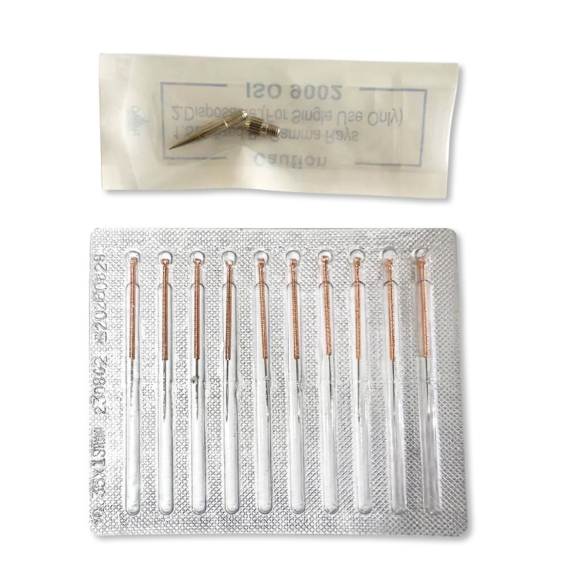 Accesorios de aguja de lápiz de moles pequeños puntos blancos aguja gruesa aguja delgada universal escáner de puntos alemanes aguja de acupuntura desechable