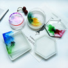 Round square epoxy resin, mold, silica gel crystal, handmade