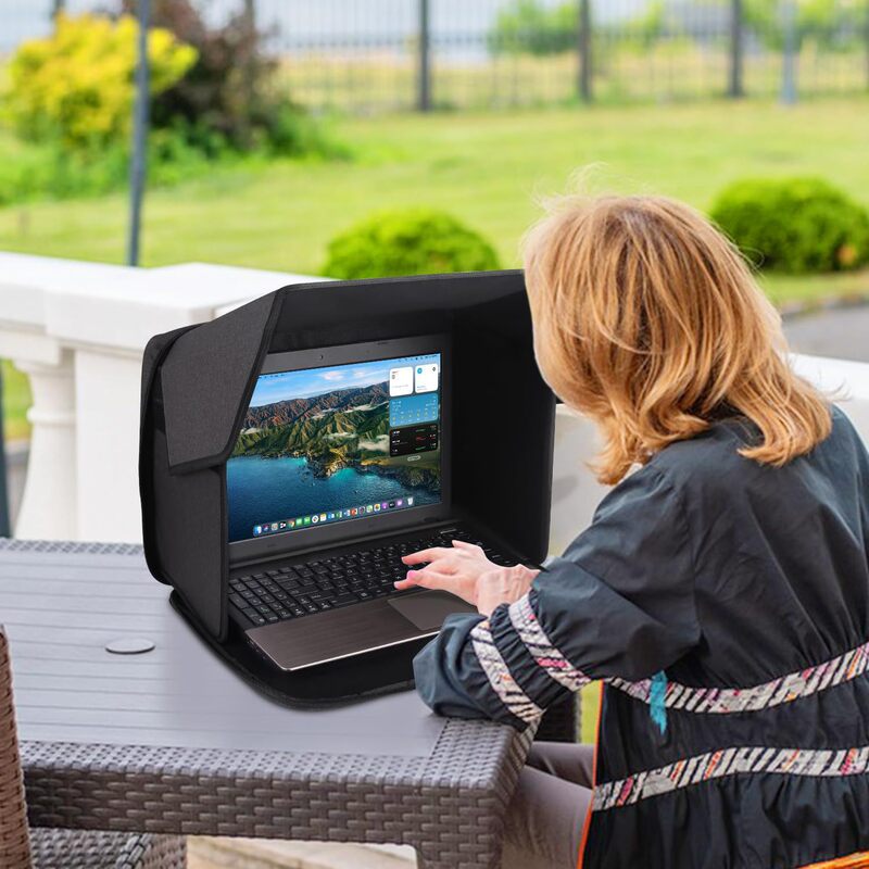 Outdoor Laptop Hood Folding Laptop Cover Laptop Privacy Cover Cross-Border Privacy