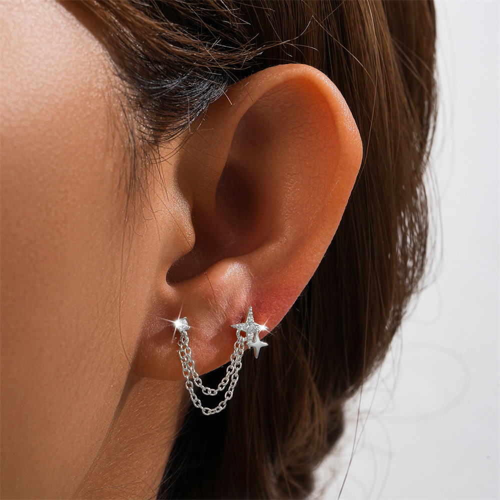 1g Weight 925 Sterling Silver Ear Needle Material Drop Earrings Classification 1 Piece Quantity Party, Tea Party Occasion 925 Sterling Silver Material Geometric Pattern All Seasons Season Women's Gender Plating Design Elegant, Simple Style Style 1 Piece 925 Sterling Silver 925 Sterling Silver Earrings Geometric Drop Earrings 6