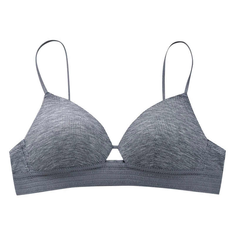 Треугольная чашка, французское нижнее белье, летний тонкий женский дышащий бюстгальтер, бюстгальтер с маленькой грудью, пуш-ап, бюстгальтер с непустой чашкой, сексуальный чистый желание