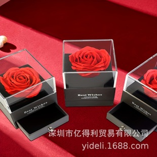 Europe and the United States cross-border new love knot birthstone necklace jewelry mother Valentine's Day birthday gift gift box
