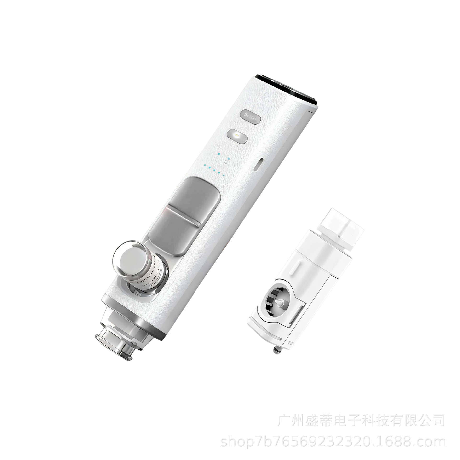 Nuevo aparato de belleza doméstico de presión negativa nano microcristalino facial instrumento de luz de agua pulso eléctrico de mano auto-introducción de esencia