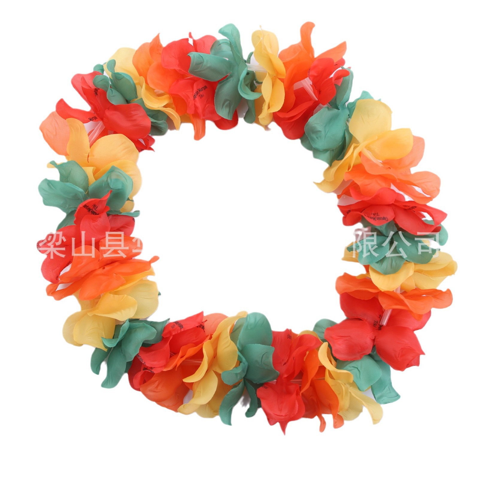 Fábrica de suministro actualizada gruesa guirnaldas de collar collar guirnaldas hawaianas gran petal fiestas de guirnaldas