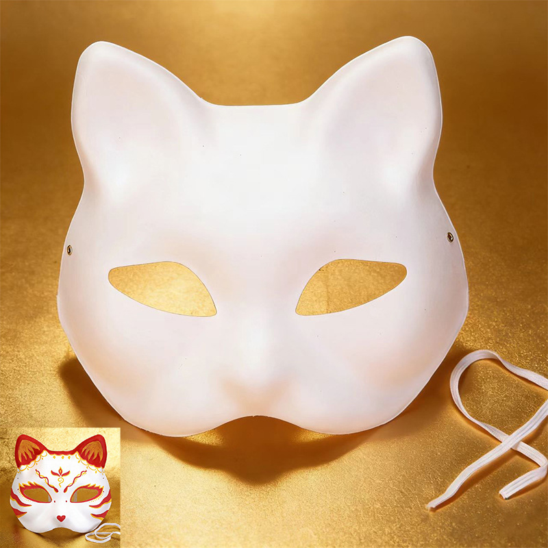 Cat face punched model (comes with rubber band)