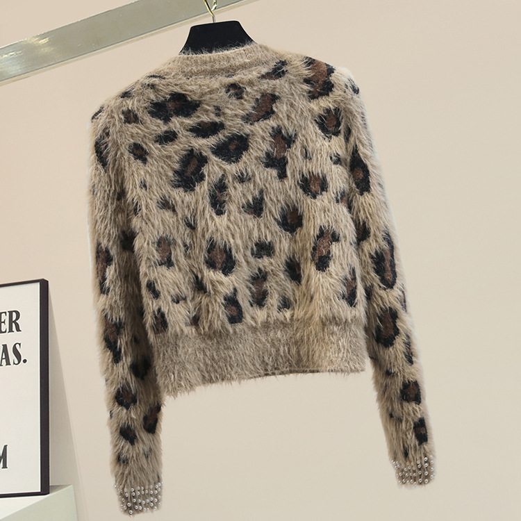 Leopard Knit Sweater 5