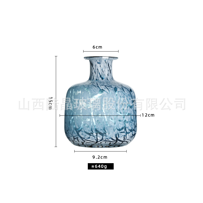 vasijas de cristal de semillas de color, muebles de cristal europeos, vasijas de vidrio hidropónicas, vasijas decorativas hechas a mano, vasijas decorativas